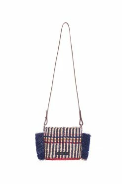 AAKS Bag: Hana Mini Stripe Crossbody Bags