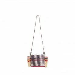 AAKS Bag: Hana Mini Stripe Crossbody Bags
