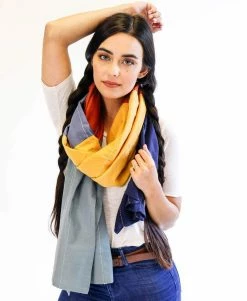 Anchal Project Anchal Scarf: Rainbow Colorblock Bags