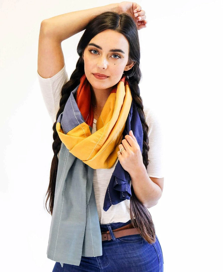 Anchal Project Anchal Scarf: Rainbow Colorblock Bags 4 Anchal Project Anchal Scarf: Rainbow Colorblock Bags