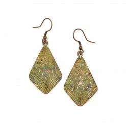 Jewelry Anju Earrings: Copper Patina