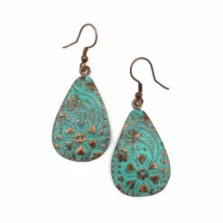 Jewelry Anju Earrings: Copper Patina