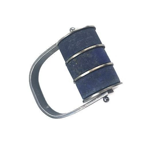 Jewelry Ashka Dymel Ring: Lapis 3 Jewelry Ashka Dymel Ring: Lapis