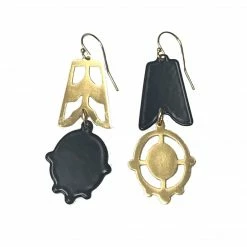 Ashley Buchanan Earrings: 2pc Asymmetrical Silhouette Dangles