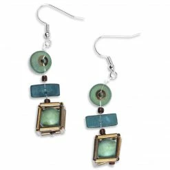 Bamboo Trading Company Earrings: Faire & Square