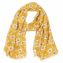 San Diego Hat Co. Bay Sky Scarf: Floral Print Extras