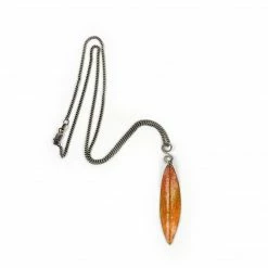 Berkshire Creations Necklace: Prismacolor Leaf Jewelry