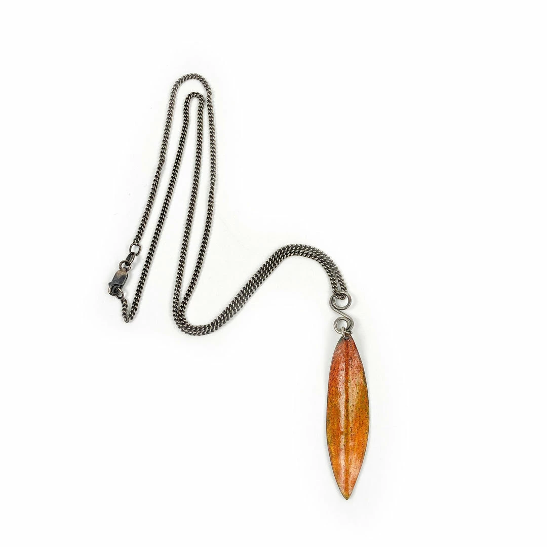 Berkshire Creations Necklace: Prismacolor Leaf Jewelry 4 Berkshire Creations Necklace: Prismacolor Leaf Jewelry