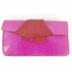 Beth Levine Bag: Pink Lizard Envelope Bags