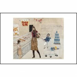 ESSE Purse Museum & Store Betsy Davis Print: Daisy And Anjelica (1970s)