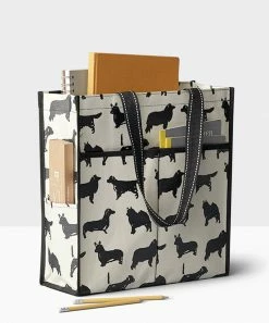 Boon Supply Bag: Reusable Multi Pocket Zip Tote Bags