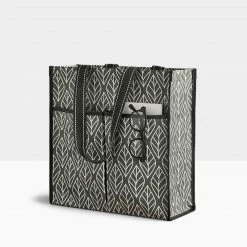 ESSE Elegant Store 39 Boon Supply Bag: Reusable Multi Pocket Zip Tote Bags