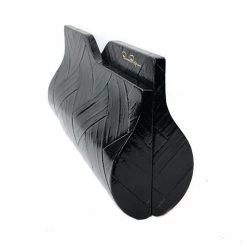 BowensBergeron Bag: Basket Weave Wood Clutch Bags