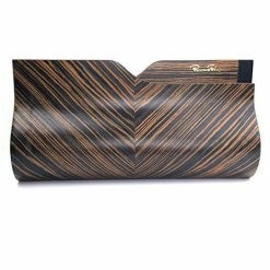 BowensBergeron Bag: Sophisticate Zebra Wood Clutch