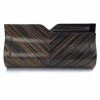 BowensBergeron Bag: Sophisticate Zebra Wood Clutch