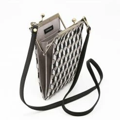 Cathayana Bag: Geometric Woven Ribbon