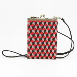 Cathayana Bag: Geometric Woven Ribbon