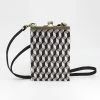 Cathayana Bag: Geometric Woven Ribbon