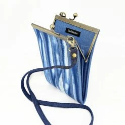 Cathayana Bag: Hand Dyed Indigo