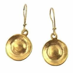 Chee-Me-No Earrings: Crushed Gemstone Dangles