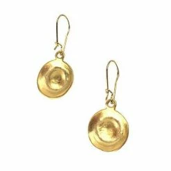 Chee-Me-No Earrings: Crushed Gemstone Dangles