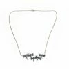 Chee-Me-No Necklace: Dragonfly, Black