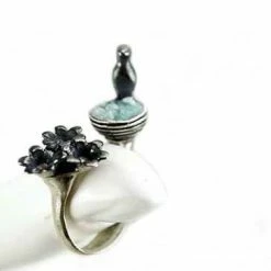 Jewelry Chee-Me-No Ring: Bird Bath