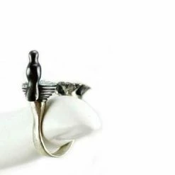 Jewelry Chee-Me-No Ring: Bird Bath