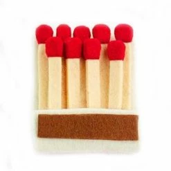Danielle Gori-Montanelli Brooch: Matchbook Jewelry