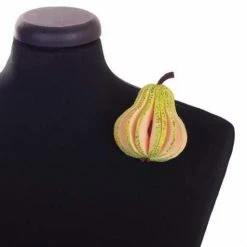 Danielle Gori-Montanelli Brooch: Sliced Pear Jewelry