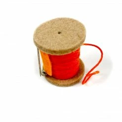 Jewelry Danielle Gori-Montanelli Brooch: Spool Of Thread