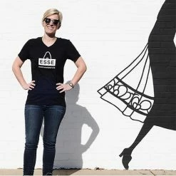 ESSE Purse Museum ESSEWARE ESSE Logo & Hashtag T-Shirt 7 ESSE Purse Museum ESSEWARE ESSE Logo & Hashtag T-Shirt