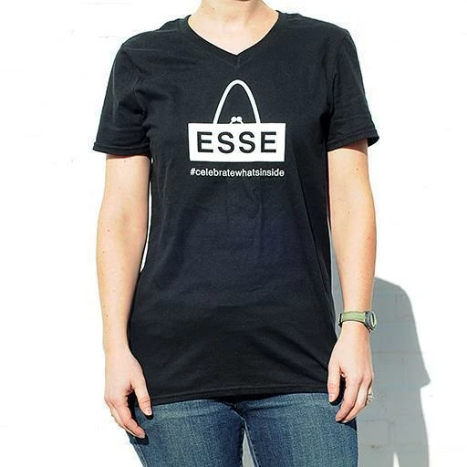 ESSE Purse Museum ESSEWARE ESSE Logo & Hashtag T-Shirt 3 ESSE Purse Museum ESSEWARE ESSE Logo & Hashtag T-Shirt