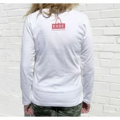 ESSE Purse Museum ESSEWARE ESSE Mural Long Sleeve White T-Shirt