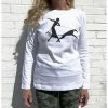 ESSE Purse Museum ESSEWARE ESSE Mural Long Sleeve White T-Shirt
