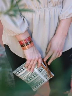 Jewelry Fair Anita Bracelet: Bay Color Block Cuff