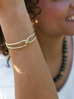 Fair Anita Bracelet: Knotted Cuff Jewelry