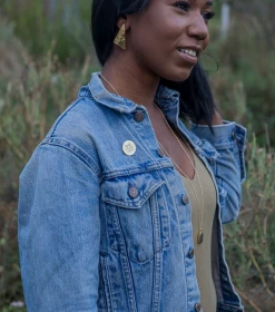 Jewelry Fair Anita Brooch: Pronoun Pins