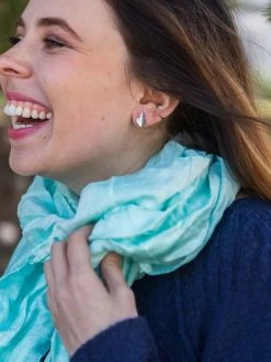 Fair Anita Earrings: Arrowhead Sterling Studs