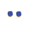 Fair Anita Earrings: Boxy Blue Square Studs 1 Fair Anita Earrings: Boxy Blue Square Studs