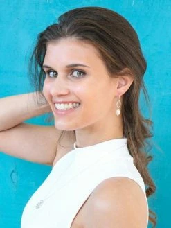 Jewelry Fair Anita Earrings: Camila Freshwater Pearl Sterling