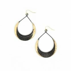 Fair Anita Earrings: Crescent Loop