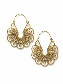 Fair Anita Earrings: Flora Hoop Jewelry