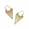 Fair Anita Earrings: Geometric Triangle Hoops Jewelry