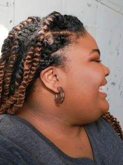 Jewelry Fair Anita Earrings: Hexagon Hoops