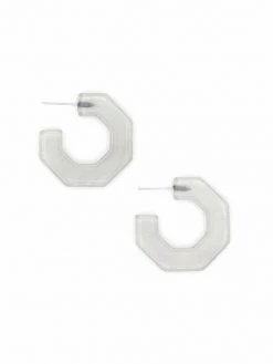 Jewelry Fair Anita Earrings: Hexagon Hoops