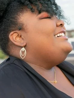 Jewelry Fair Anita Earrings: Leaf Drop