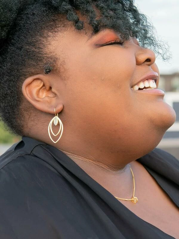 Jewelry Fair Anita Earrings: Leaf Drop 4 Jewelry Fair Anita Earrings: Leaf Drop