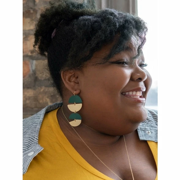 Jewelry Fair Anita Earrings: Modern Forest 4 Jewelry Fair Anita Earrings: Modern Forest