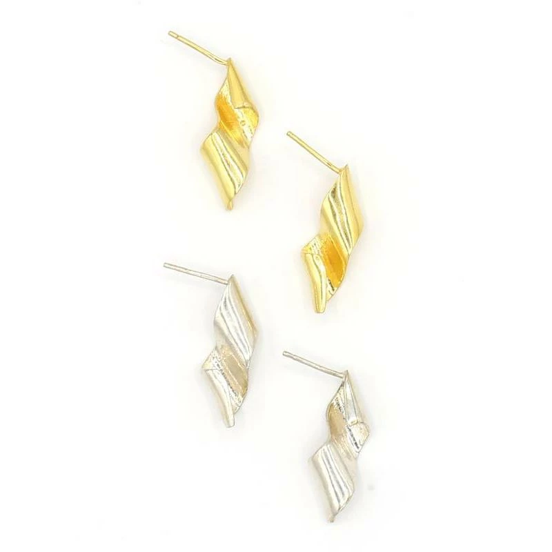 Jewelry Fair Anita Earrings: Ribbon Studs 3 Jewelry Fair Anita Earrings: Ribbon Studs